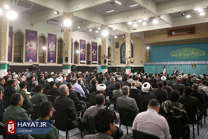 دیدار اعضای ستاد برگزاری کنگره ملی شهدای استان اردبیل با رهبر انقلاب