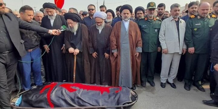 آیین تشییع و خاکسپاری مادر سرلشکر شهید علی هاشمی برگزار شد آیین تشییع و خاکسپاری مادر سرلشکر شهید علی هاشمی برگزار شد