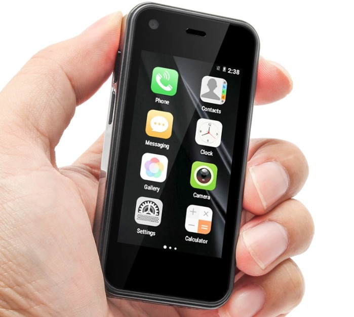 کوچکترین گوشی هوشمند اندرویدی جهان!