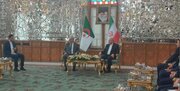 نشست دوجانبه روسای مجالس ایران و الجزایر برگزار شد