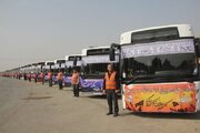 اختصاص ۵۲ دستگاه اتوبوس برای انتقال زائران کهگیلویه و بویراحمدی به مرز شلمچه