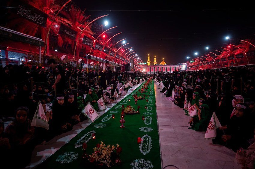 عزاداری شهادت حضرت رقیه (س) در بینالحرمین برگزار شد+عکس و فیلم