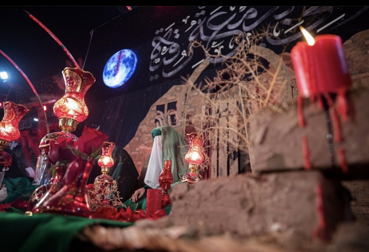 عزاداری شهادت حضرت رقیه (س) در بین‌الحرمین برگزار شد+عکس و فیلم