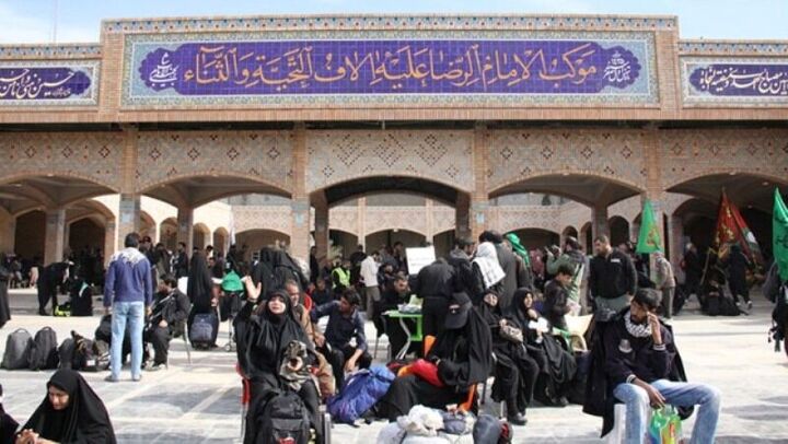 خادم یاران رضوی استان البرز در مرز مهران موکب برپا کرد خادم یاران رضوی استان البرز در مرز مهران موکب برپا کرد