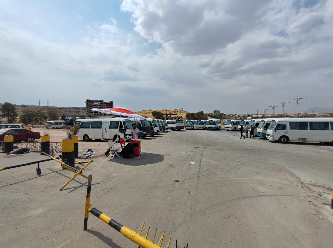 پذیرایی از زائران اربعین در موکبی با ظرفیت 15 هزار نفر در سلیمانیه عراق