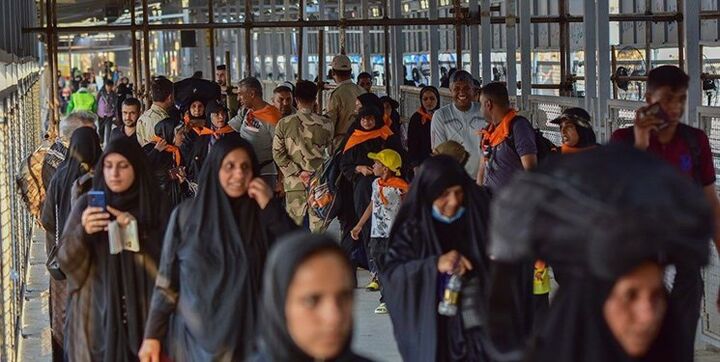 افزایش تعداد زائران اربعین در مرزهای زمینی افزایش تعداد زائران اربعین در مرزهای زمینی