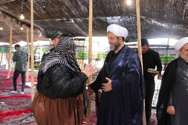 عشق اهل سنت به اربعین حسینی/بزرگترین موکب عشایر در مرز تمرچین