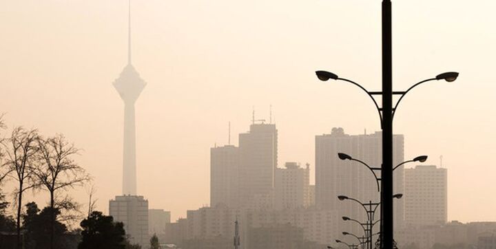 هوای تهران آلوده شد هوای تهران آلوده شد