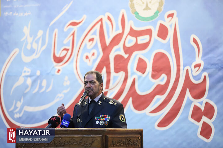 مراسم تجدید میثاق فرماندهان و کارکنان نیروی پدافند هوایی ارتش با آرمان‌های امام خمینی (ره)