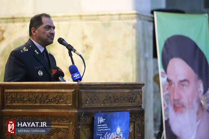 مراسم تجدید میثاق فرماندهان و کارکنان نیروی پدافند هوایی ارتش با آرمانهای امام خمینی (ره)