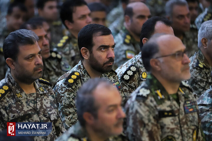 مراسم تجدید میثاق فرماندهان و کارکنان نیروی پدافند هوایی ارتش با آرمانهای امام خمینی (ره)