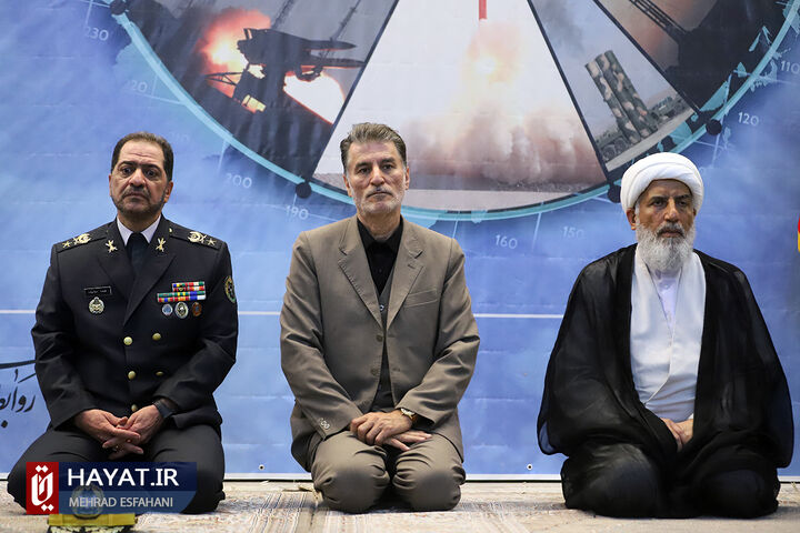 مراسم تجدید میثاق فرماندهان و کارکنان نیروی پدافند هوایی ارتش با آرمان‌های امام خمینی (ره)