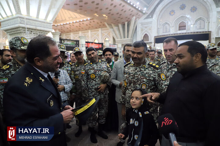 مراسم تجدید میثاق فرماندهان و کارکنان نیروی پدافند هوایی ارتش با آرمانهای امام خمینی (ره)