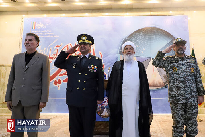 مراسم تجدید میثاق فرماندهان و کارکنان نیروی پدافند هوایی ارتش با آرمانهای امام خمینی (ره)
