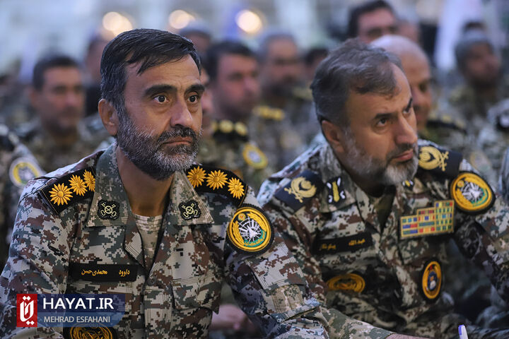 مراسم تجدید میثاق فرماندهان و کارکنان نیروی پدافند هوایی ارتش با آرمانهای امام خمینی (ره)