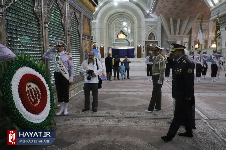 مراسم تجدید میثاق فرماندهان و کارکنان نیروی پدافند هوایی ارتش با آرمانهای امام خمینی (ره)