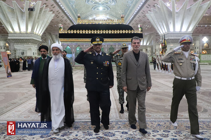 مراسم تجدید میثاق فرماندهان و کارکنان نیروی پدافند هوایی ارتش با آرمانهای امام خمینی (ره)