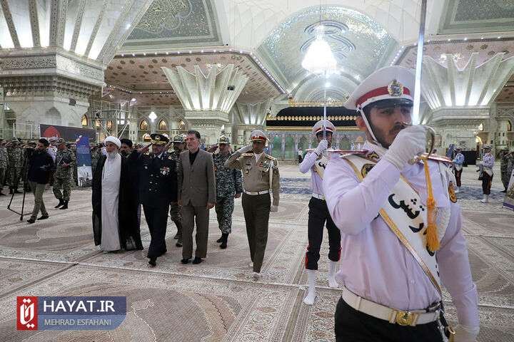 مراسم تجدید میثاق فرماندهان و کارکنان نیروی پدافند هوایی ارتش با آرمانهای امام خمینی (ره)