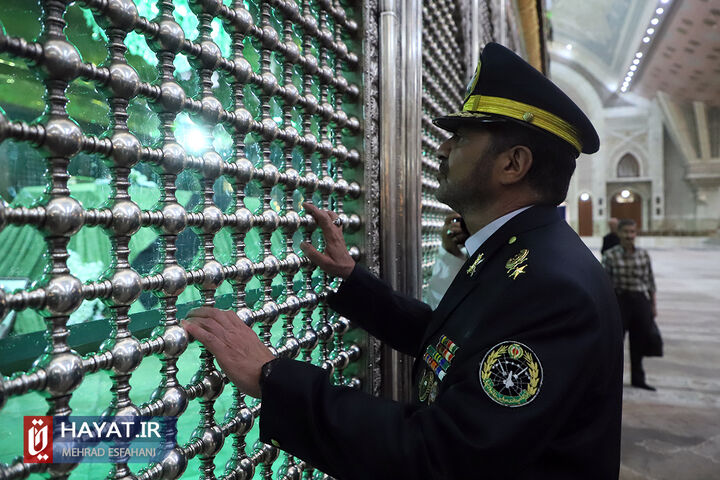 مراسم تجدید میثاق فرماندهان و کارکنان نیروی پدافند هوایی ارتش با آرمانهای امام خمینی (ره)