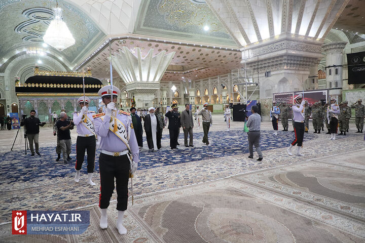 مراسم تجدید میثاق فرماندهان و کارکنان نیروی پدافند هوایی ارتش با آرمانهای امام خمینی (ره)