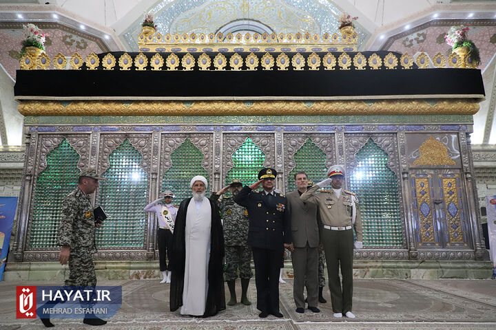 مراسم تجدید میثاق فرماندهان و کارکنان نیروی پدافند هوایی ارتش با آرمانهای امام خمینی (ره)