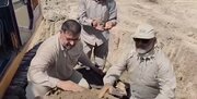 تفحص پیکر مطهر 2 شهید دفاع مقدس در عراق+فیلم