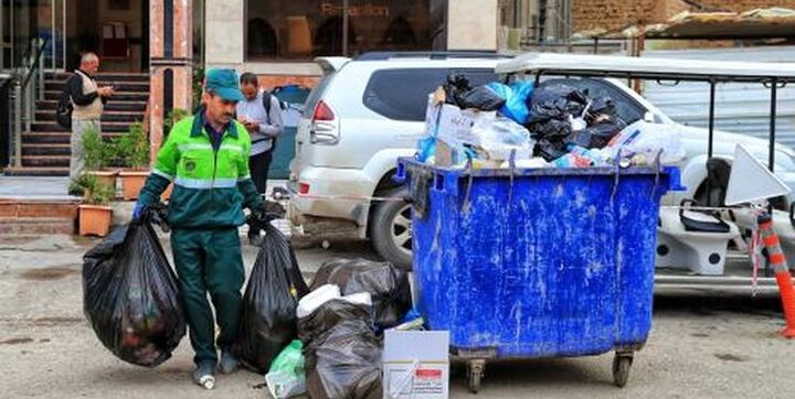 جمعآوری روزانه ۸۰ تن زباله در شهر نجف جمعآوری روزانه ۸۰ تن زباله در شهر نجف