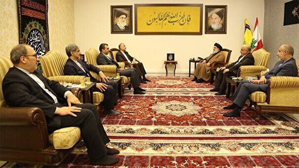 دیدار وزیرخارجه ایران با دبیرکل حزب الله لبنان در بیروت