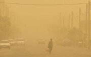 طوفان گرد و غبار در سیستان همچنان فعال است