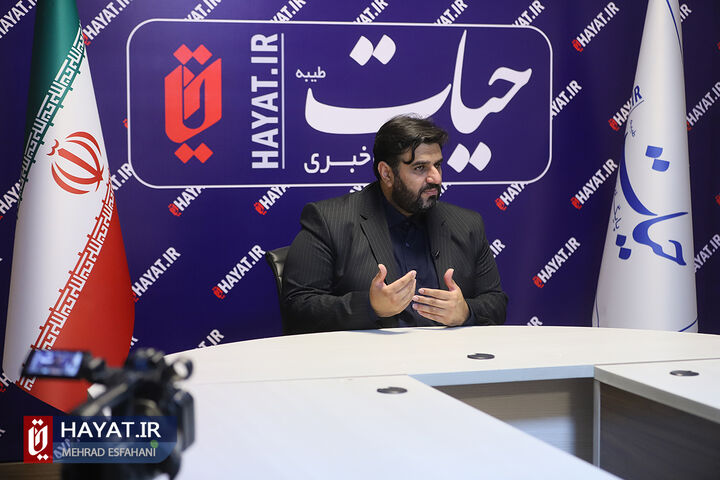 حضور حمید مجیدی مهر، رئیس مرکز امور قرآنی سازمان اوقاف در پایگاه خبری حیات