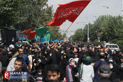 تصاویر/ مراسم راهپیمایی جاماندگان اربعین حسینی (ع)  در تهران
