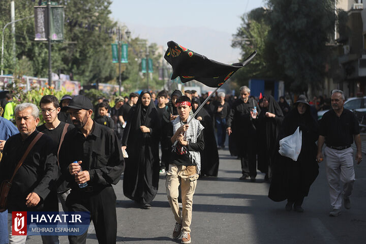 مراسم راهپیمایی جاماندگان اربعین حسینی (ع)  در تهران