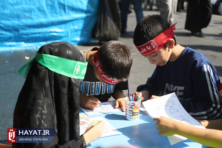 مراسم راهپیمایی جاماندگان اربعین حسینی (ع)  در تهران