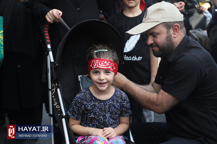 مراسم راهپیمایی جاماندگان اربعین حسینی (ع)  در تهران