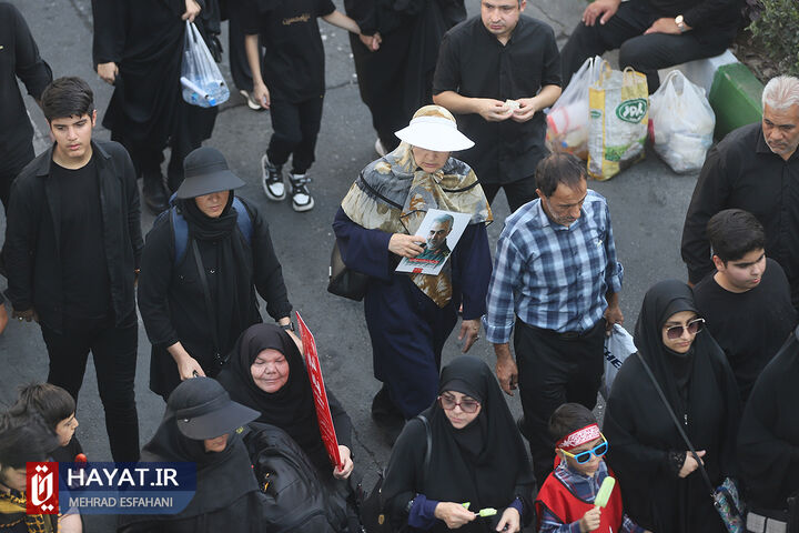 مراسم راهپیمایی جاماندگان اربعین حسینی (ع)  در تهران