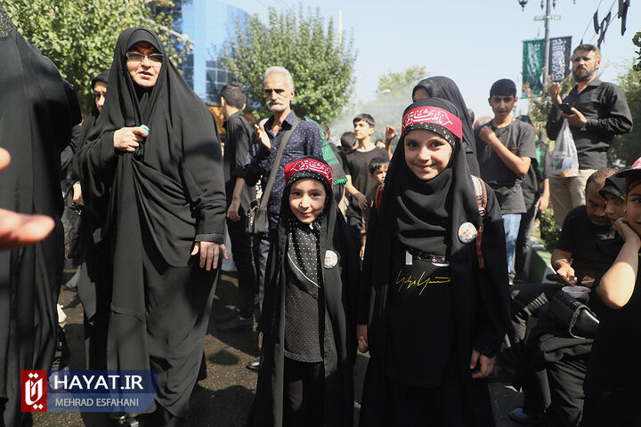 مراسم راهپیمایی جاماندگان اربعین حسینی (ع)  در تهران