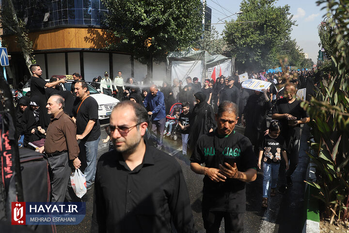 مراسم راهپیمایی جاماندگان اربعین حسینی (ع)  در تهران