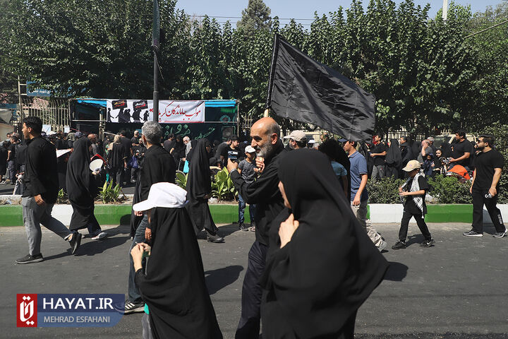 مراسم راهپیمایی جاماندگان اربعین حسینی (ع)  در تهران