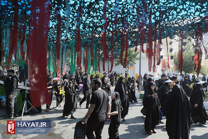 مراسم راهپیمایی جاماندگان اربعین حسینی (ع)  در تهران