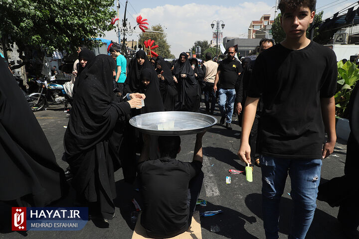 مراسم راهپیمایی جاماندگان اربعین حسینی (ع)  در تهران