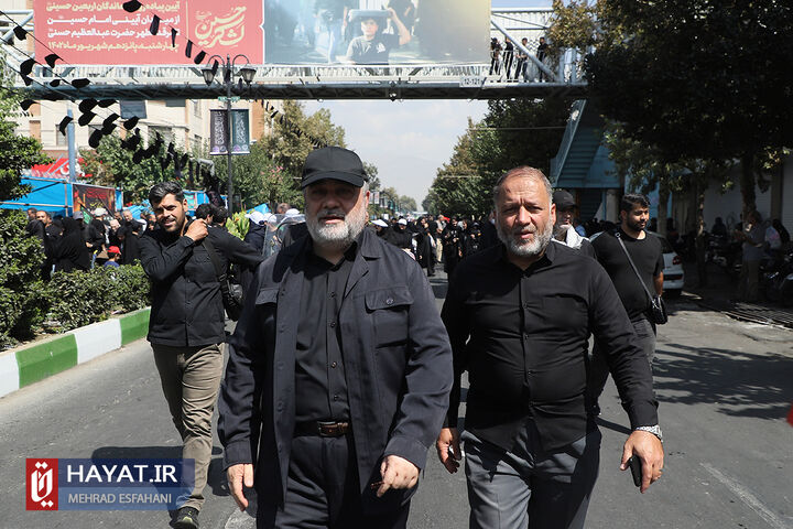 مراسم راهپیمایی جاماندگان اربعین حسینی (ع)  در تهران