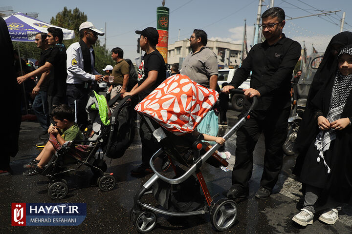 مراسم راهپیمایی جاماندگان اربعین حسینی (ع)  در تهران