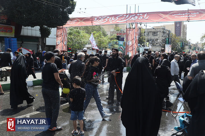 مراسم راهپیمایی جاماندگان اربعین حسینی (ع)  در تهران