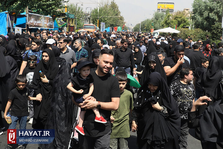مراسم راهپیمایی جاماندگان اربعین حسینی (ع)  در تهران