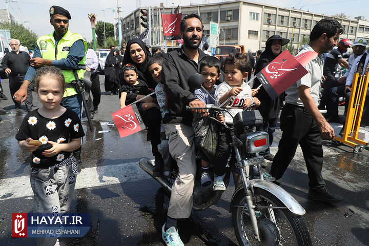 مراسم راهپیمایی جاماندگان اربعین حسینی (ع)  در تهران