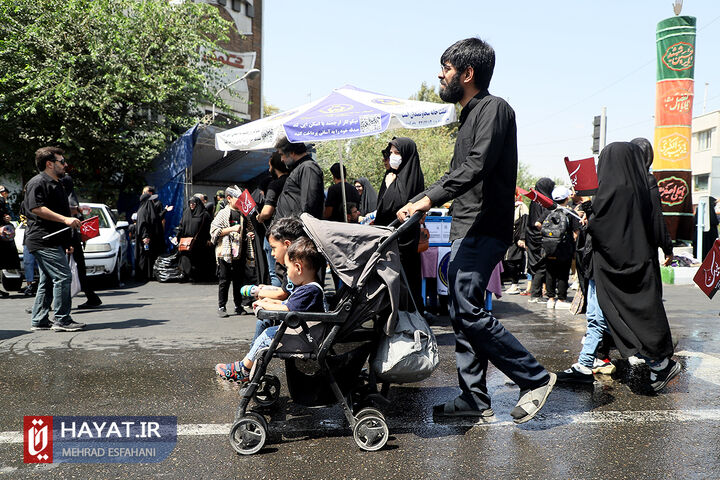 مراسم راهپیمایی جاماندگان اربعین حسینی (ع)  در تهران