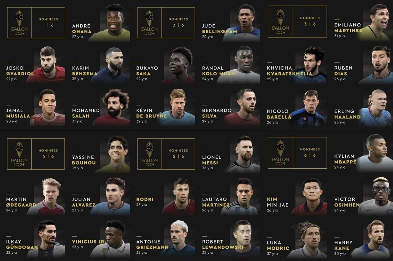 جای خالی رونالدو و نیمار در جمع برترینها