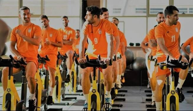 تمرین ریکاوری تیم ملی در بازگشت از بلغارستان تمرین ریکاوری تیم ملی در بازگشت از بلغارستان