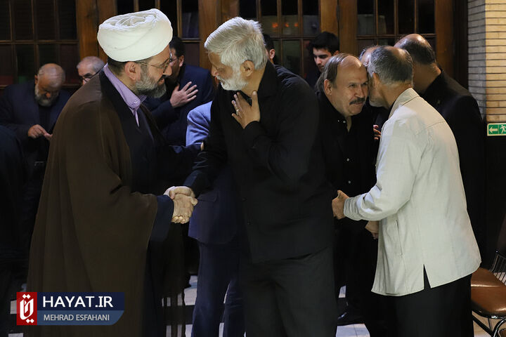 مراسم ترحیم والده مسعود زریبافان