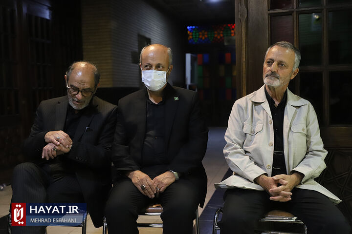 مراسم ترحیم والده مسعود زریبافان